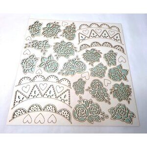 Mintay Chippies Chipboard Decor Elements Spring Set  MT-CHIP2-D46